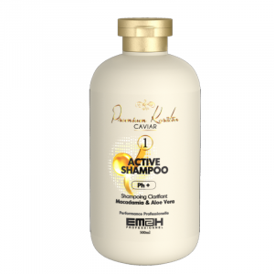 Premium Keratin Caviar Active Shampoo - Shampoing clarifiant - 500ml