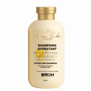 Premium Keratin Caviar Hydrating Shampoo sulfate free | Shampoing hydratant sans sulfate |300ml