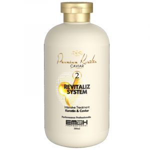 Premium Keratin Caviar Revitaliz System - Lissage brésilien au caviar - 500ml